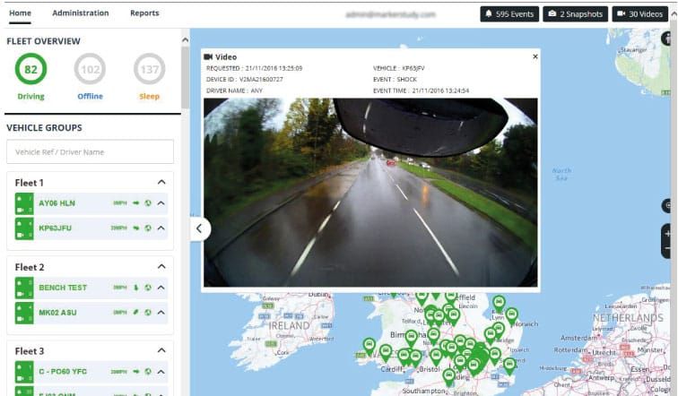 telematics dash cams Poole